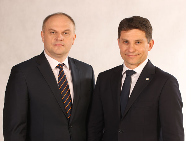 Marek Cichewicz, prezes zarządu oraz Paweł Łapiński, wiceprezes zarządu Grupy Klepsydra: W tym roku szacujemy, że zrealizujemy minimum dwa przejęcia